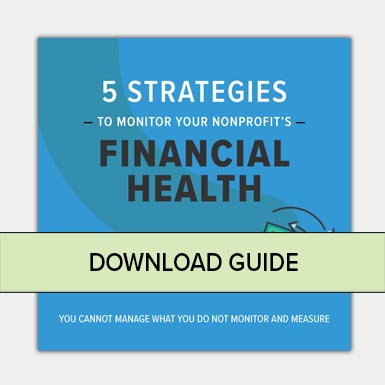 Five Strategies to monitor your nonprofit's financial health